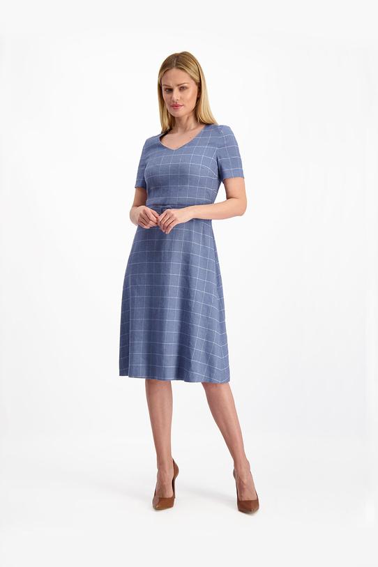 Sukienka z dekoltem w serek - 2