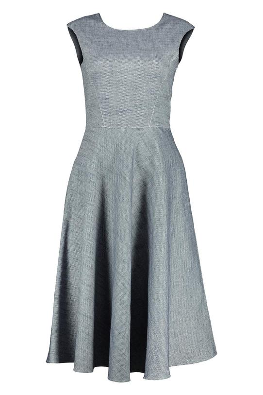 Rozkloszowana sukienka bez rękawów - 1