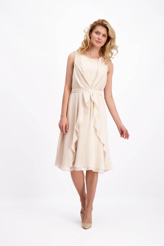 Sukienka z ozdobnymi falbanami - 3