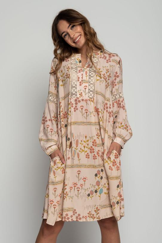 Sukienka boho z koronką