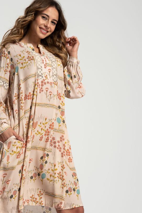 Sukienka boho z koronką