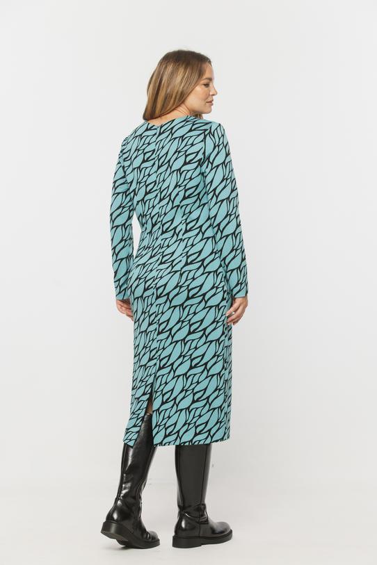 Sukienka tubowa z grubej sweterkowej dzianiny - 3