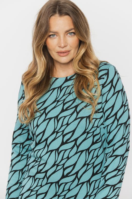 Sukienka tubowa z grubej sweterkowej dzianiny - 4