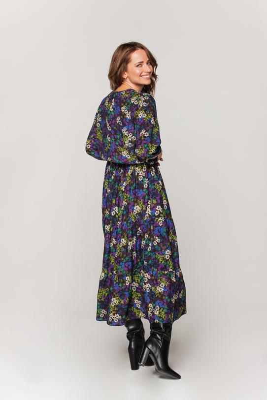 Sukienka boho z rękawem 3/4
