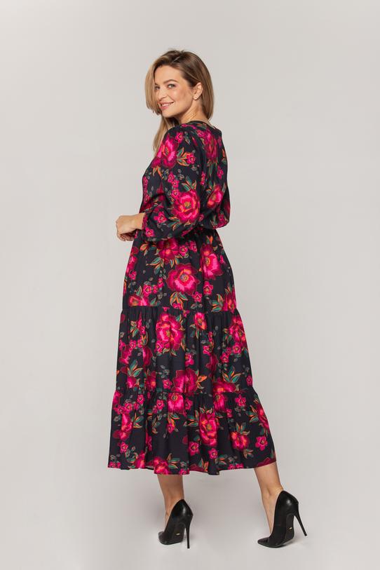 Kwiecista sukienka w stylu boho