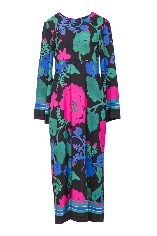 Sukienka z odcięciem pod biustem i rozszerzanym rękawem - 1