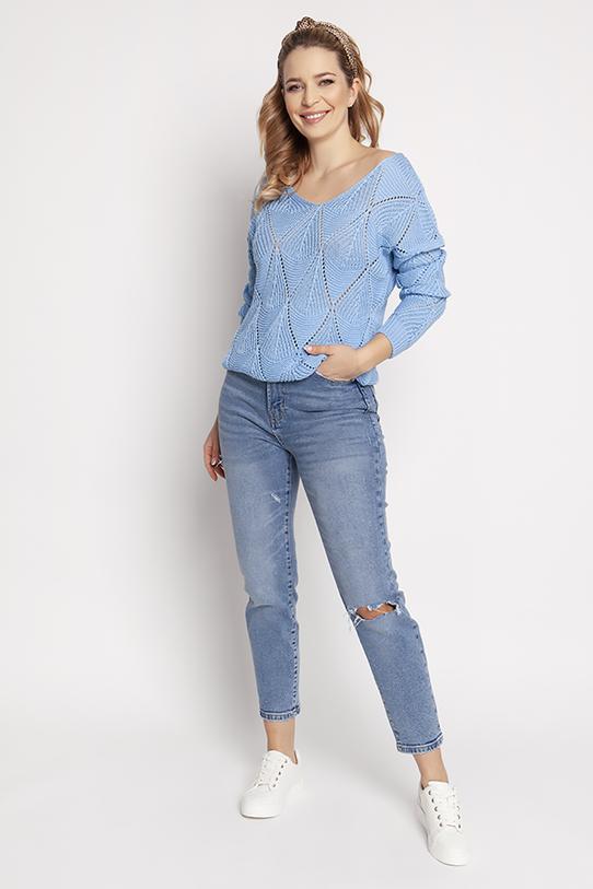 common:product-alt-prefix Blue sweater with v-neck