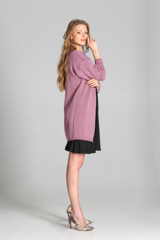 Wrzosowy kardigan - 1