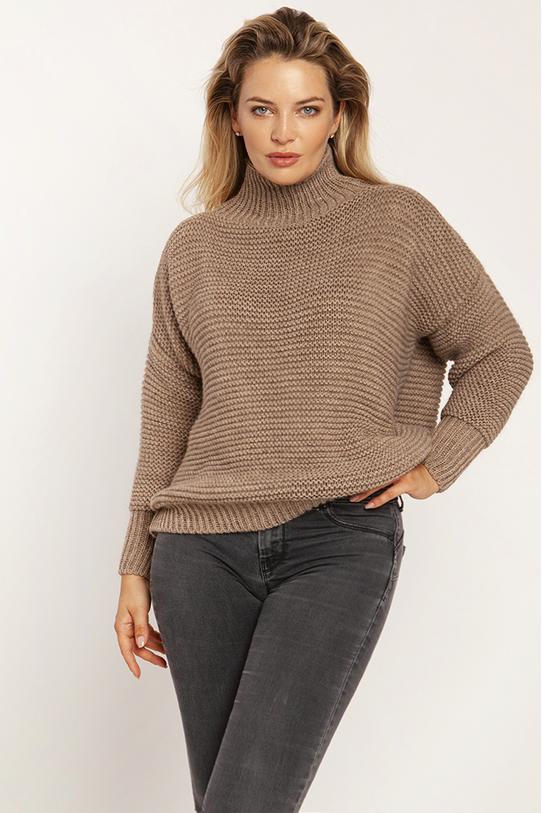 Sweter w kolorze mocca