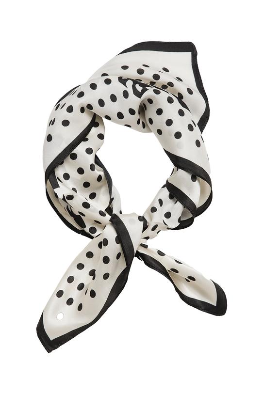 Wizualizacja Jedwabna apaszka w kwiaty i kropki