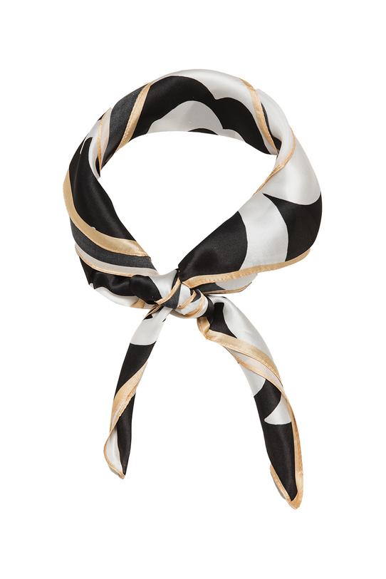 Wizualizacja Lekka jedwabna apaszka w kontrastowych kolorach