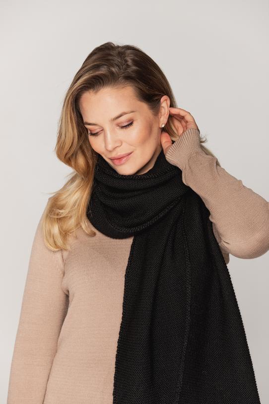 Szal w kolorze czarnym - 2