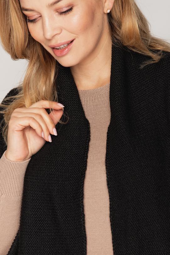 Szal w kolorze czarnym - 9