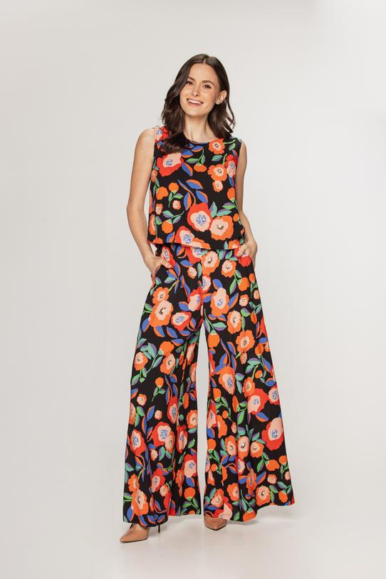 Wizualizacja Szerokie długie spodnie