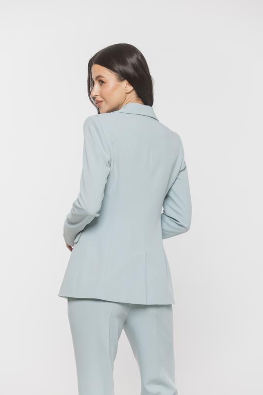 Taliowana pastelowa marynarka z delikatnymi poduszkami - 4