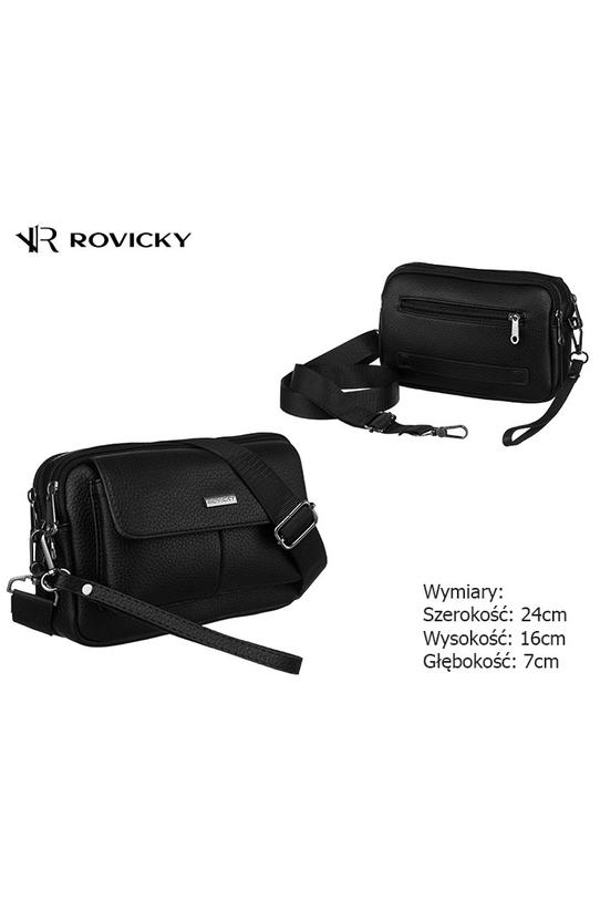 Czarna nieduża torebka crossbody