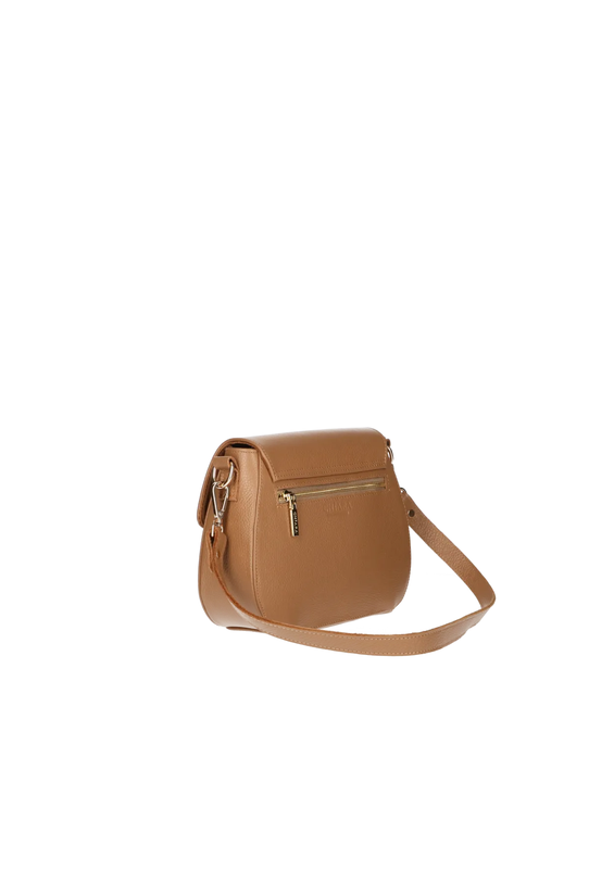 Codzienna luksusowa torebka w kolorze słonego karmelu - 4