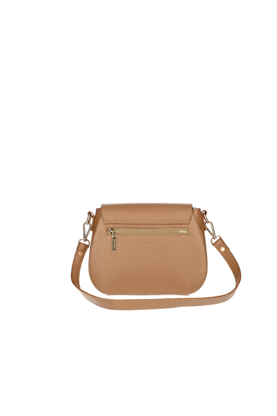 Codzienna luksusowa torebka w kolorze słonego karmelu - 5