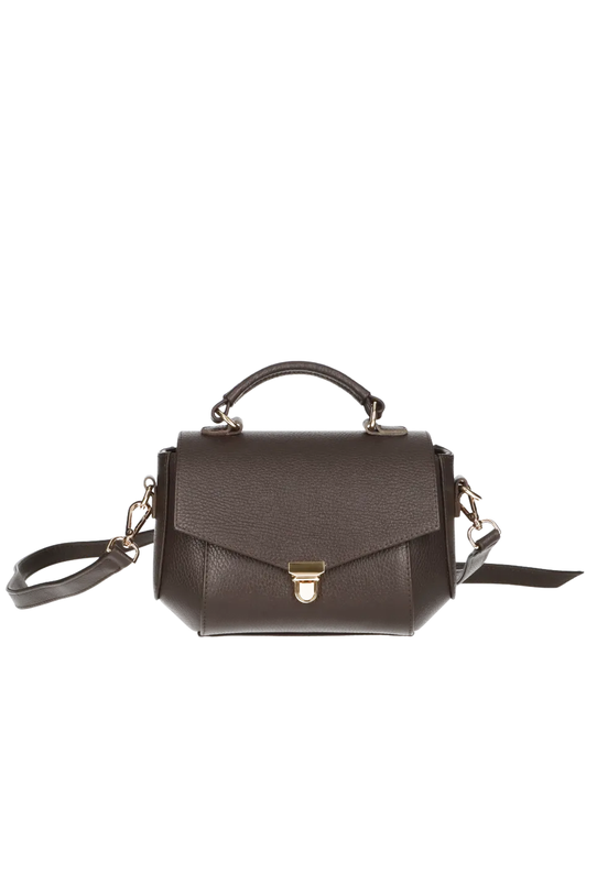 Wizualizacja Torba - kuferek z naturalnej skóry groszkowanej