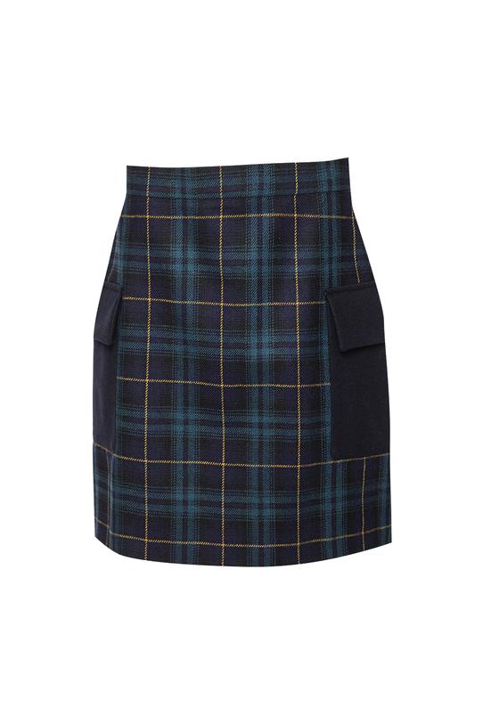 Wizualizacja Wełniana krótka spódnica z dużymi kieszeniami w rozmiarze 38