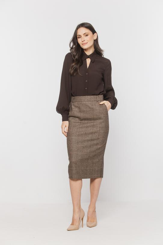 common:product-alt-prefix Wool skirt with side pockets and fly