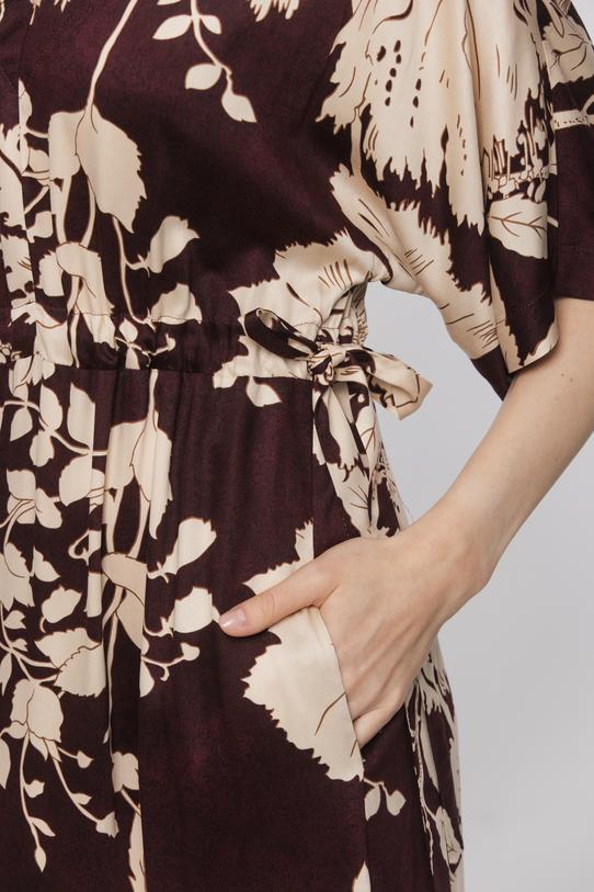 Wiskozowa letnia sukienka z kimonowym rękawem - 5