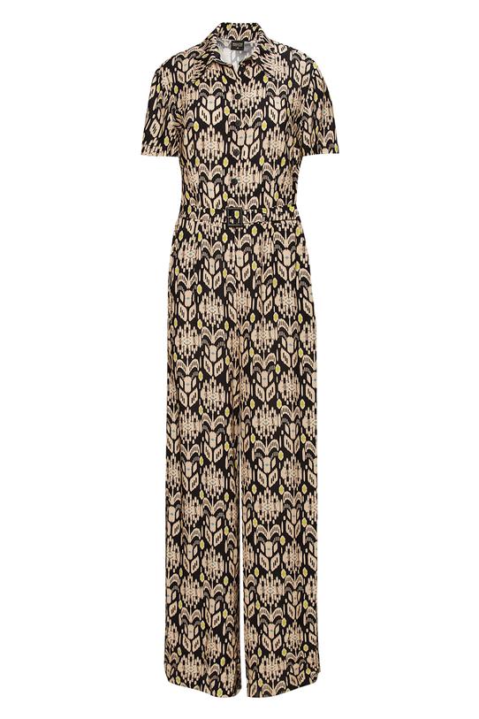 Wiskozowy kombinezon z paskiem - 1