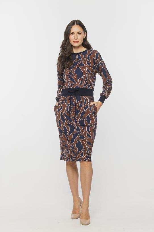 Wizualizacja Wygodna elastyczna sukienka z włókna bambusowego