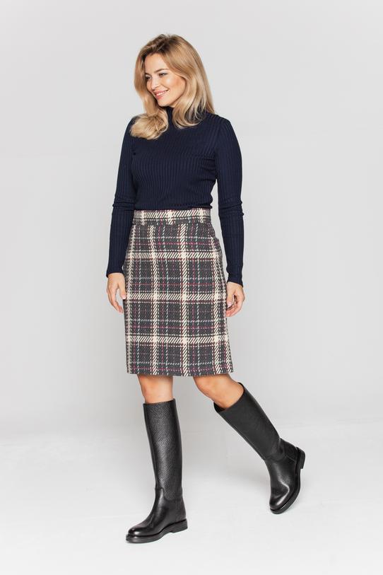 Wysokie kozaki ze skóry licowej - 8