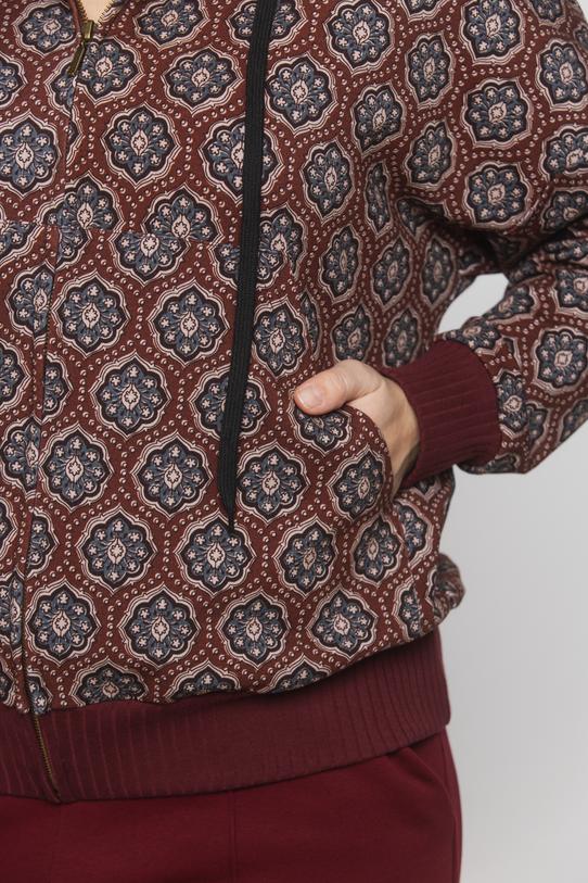 Wzorzysta wygodna bluza z miękkiej bawełny - 5