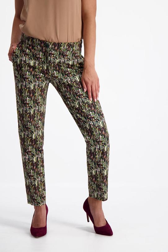 Wzorzyste spodnie w kant - 2