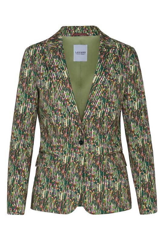 Wzorzysty żakiet z podszewką - 1