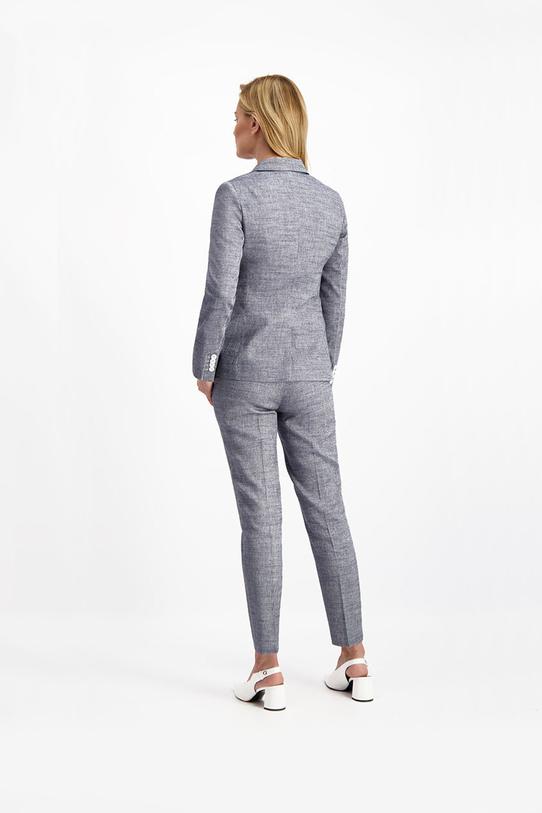 Szary żakiet w delikatny wzór - 3