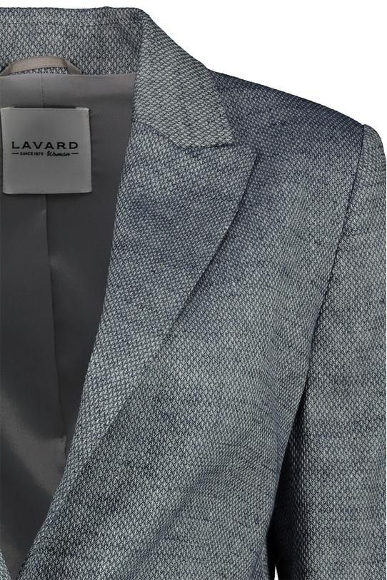 Szary żakiet w delikatny wzór - 4