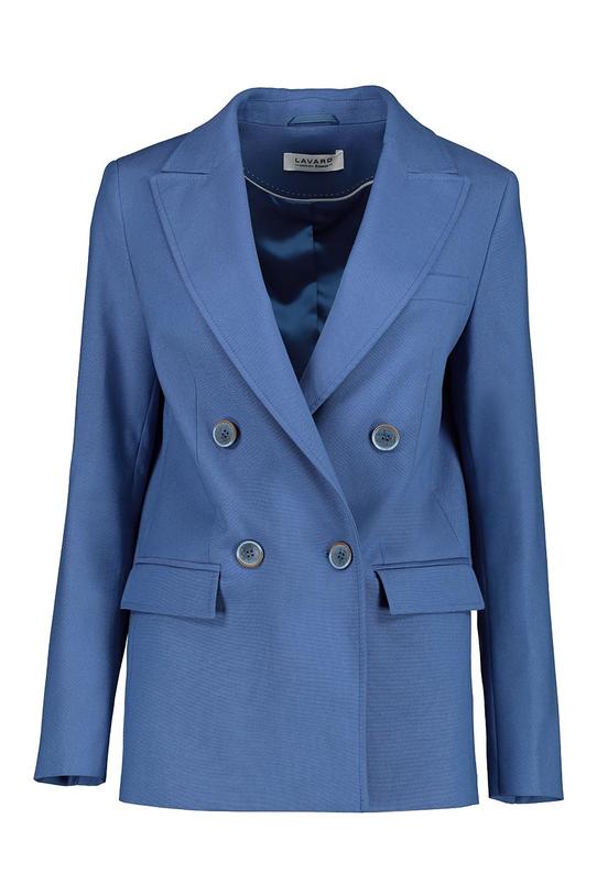 Niebieska elegancka marynarka - 1