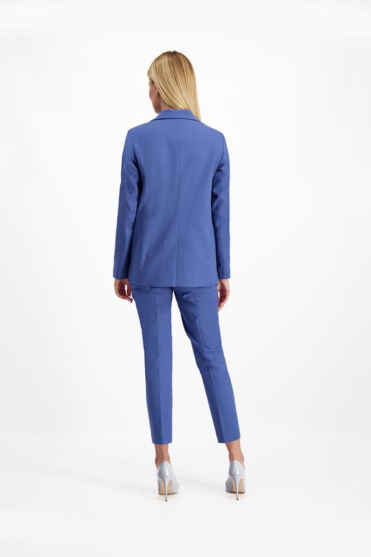 Niebieska elegancka marynarka - 4