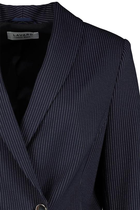 Granatowy żakiet z grubej dzianiny - 7