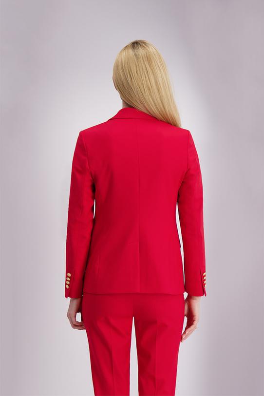 Czerwona elegancka marynarka - 5