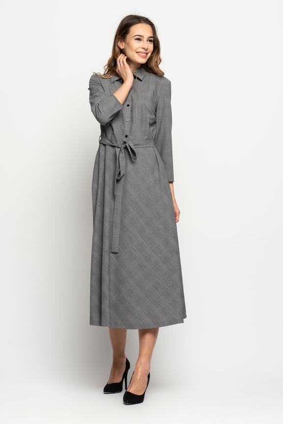 Sukienka midi z szarfą