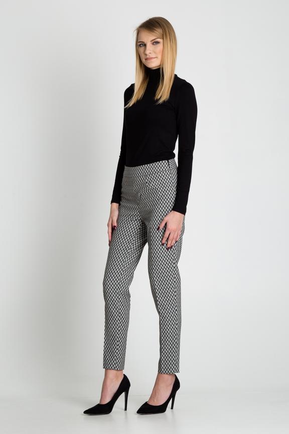 Eleganckie spodnie w pepitkę