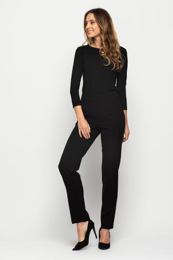 Czarne biurowe spodnie