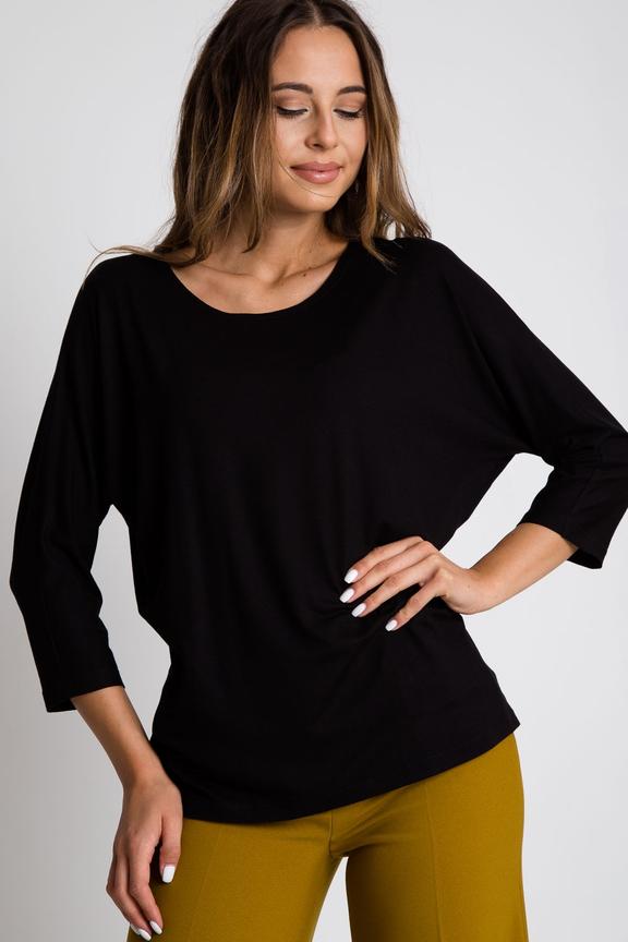 Bluzka typu nietoperz z rękawem 3/4