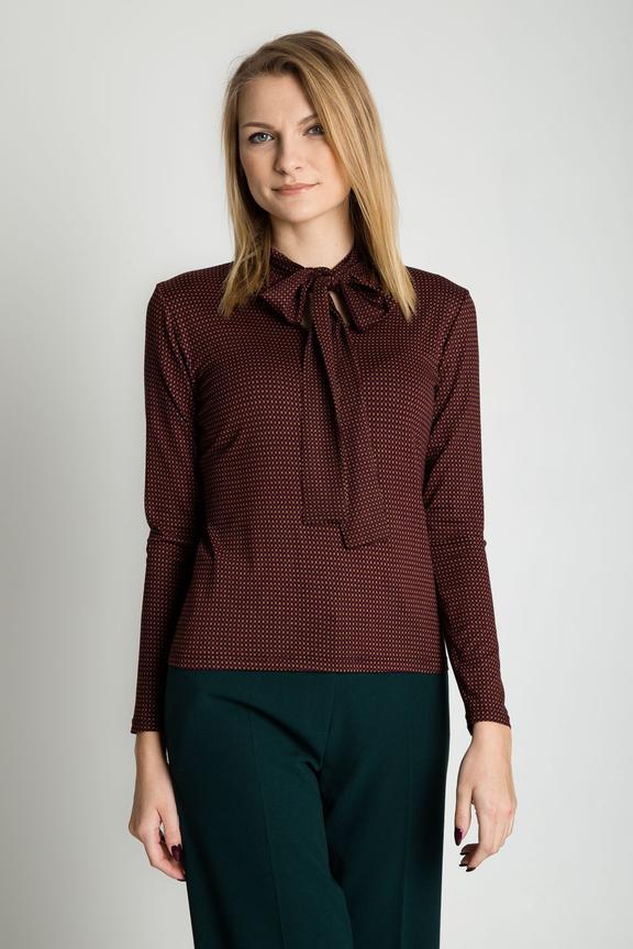 Golf z szarfą do wiązania