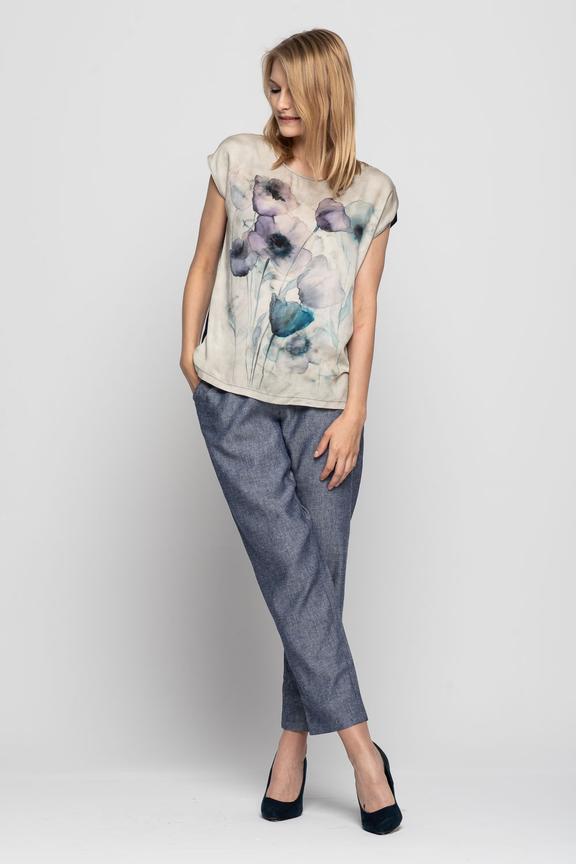 Bluzka z nadrukiem na przodzie