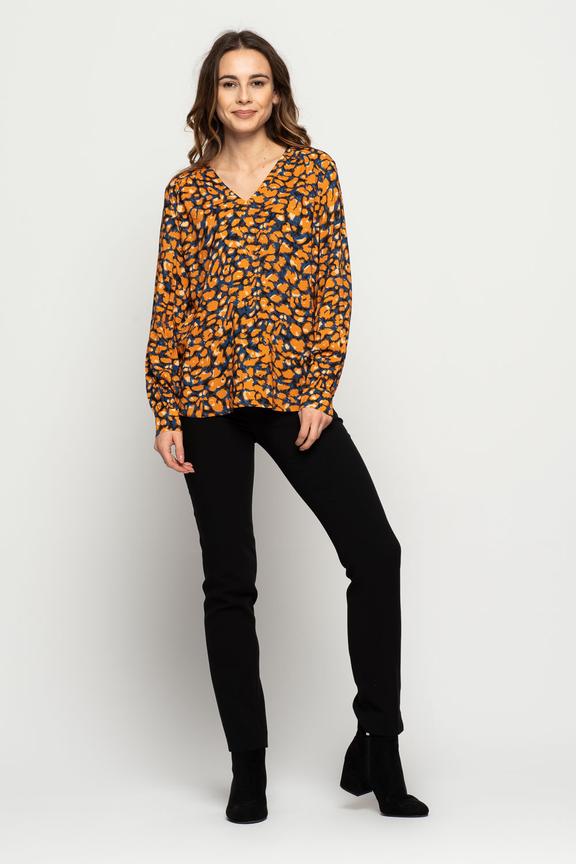 Bluzka z bufiastymi rękawami