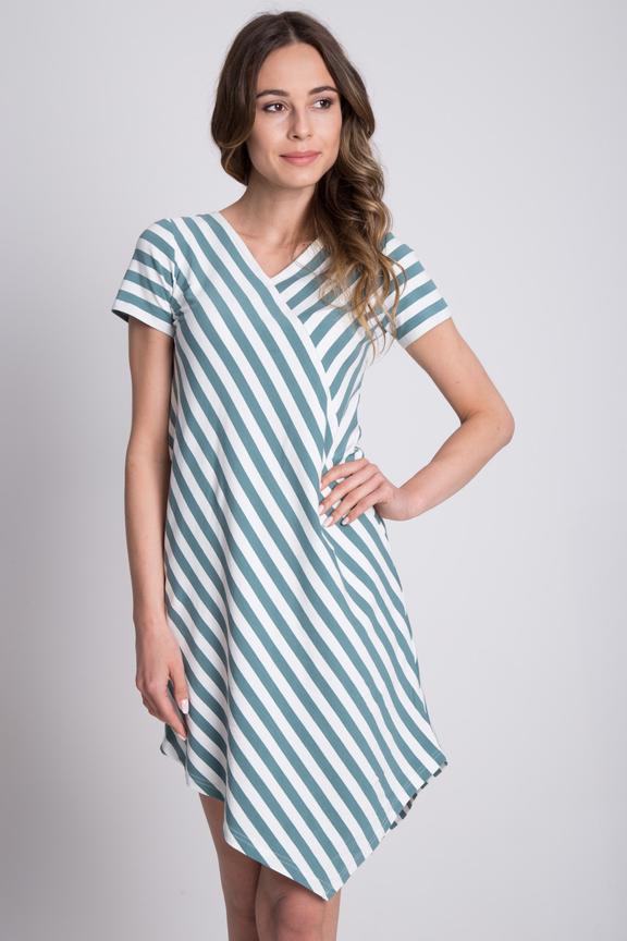 Morska sukienka w paski