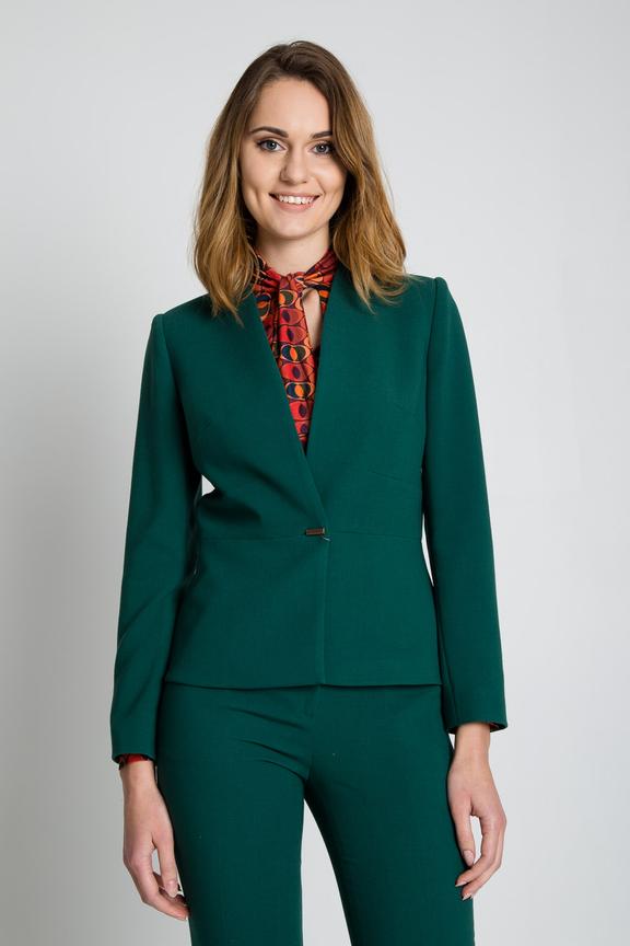 Ciemnozielony żakiet