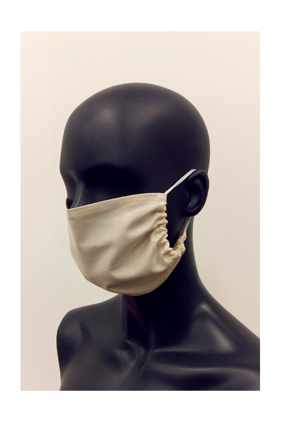 Bawełniana maseczka ochronna jednowarstwowa