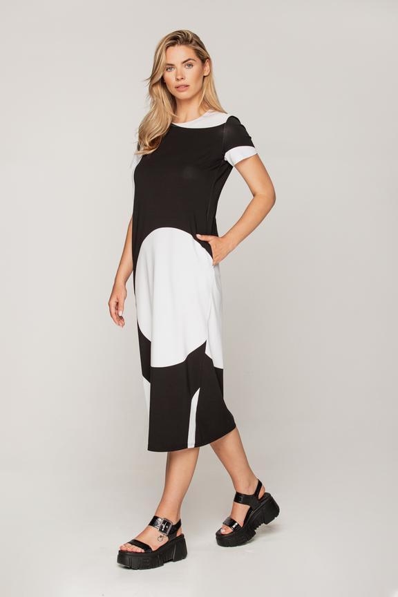 Bawełniana sukienka z dzianiny