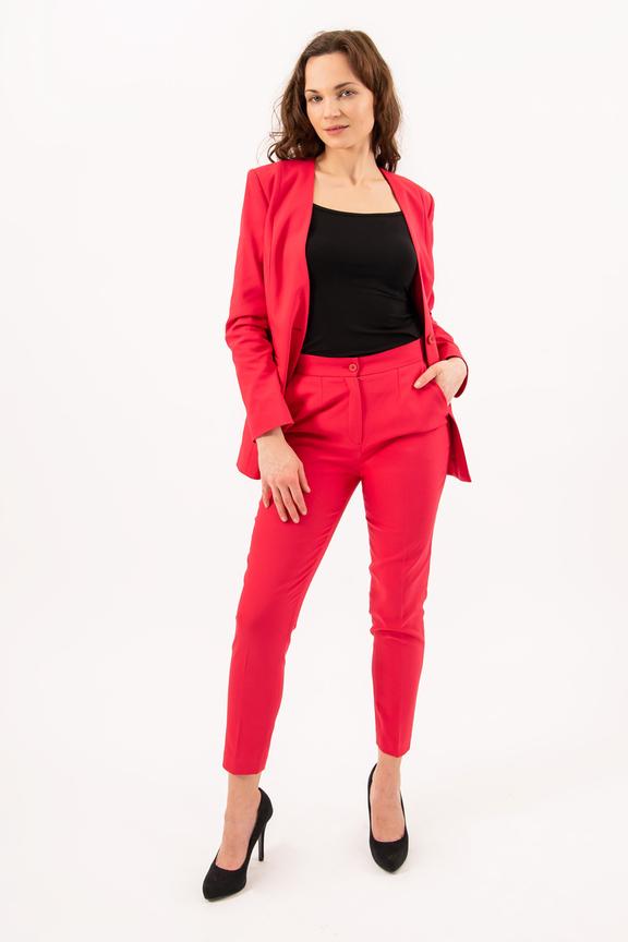 Bawełniane spodnie w kant